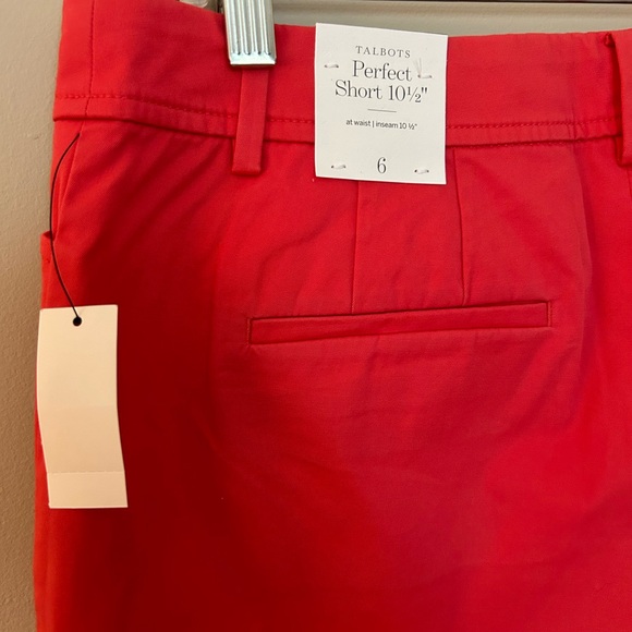 Talbots Red Bermuda Shorts. Size 6 with 10 1/2 inseam. - Picture 3 of 3